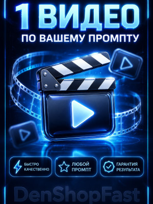 1 видео по вашему промпту!