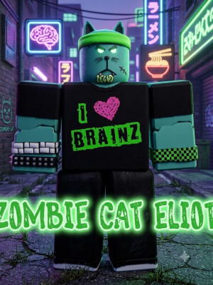 🔥 Продаю редкий скин Zombie Cat Eliot! 🔥