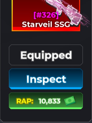 STARVEIL SSG ОЧЕНЬ РЕДКАЯ СНАЙПА РАП 10800