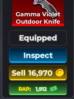 GAMMA VIOLET OUTDOOR KNIFE (nomad knife) РЕДКИЙ НОЖ РАП 1900