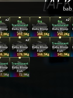 pack baby bloop fish 40 baby bloop fish