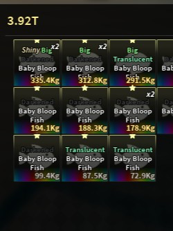 pack baby bloop fish 40 baby bloop fish