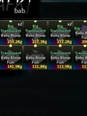 pack baby bloop fish 40 baby bloop fish