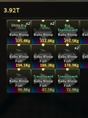 pack baby bloop fish 40 baby bloop fish