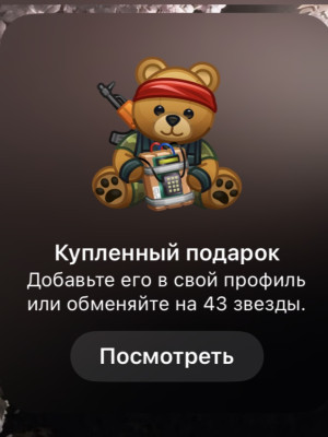 подарю нового мишку