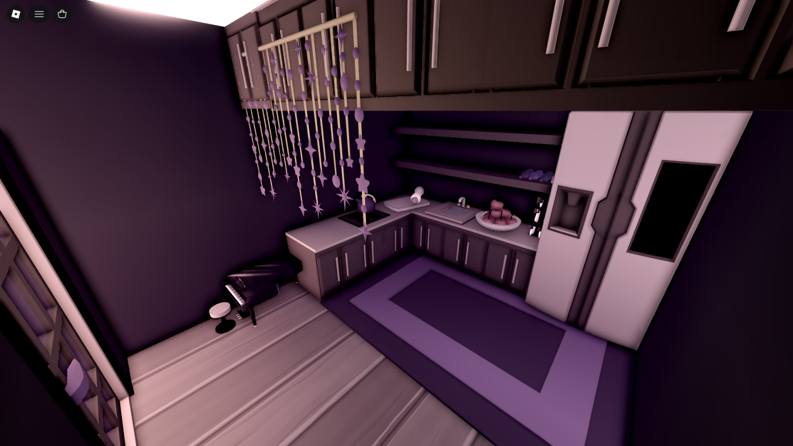 фиолетовый хэллоуинский дом | purple Halloween house