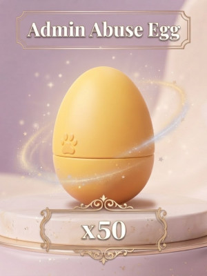 Admin Abuse Egg 50 штук