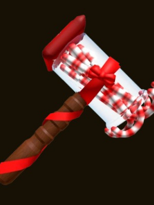 Candy Cane Jar