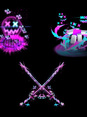 DUEL HAZY KATANA SETS🟣
