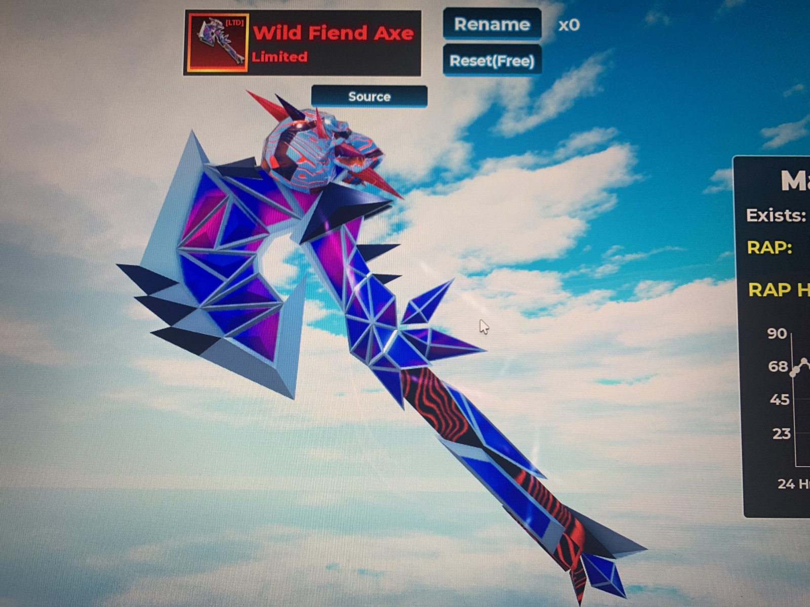 Wild fiend axe