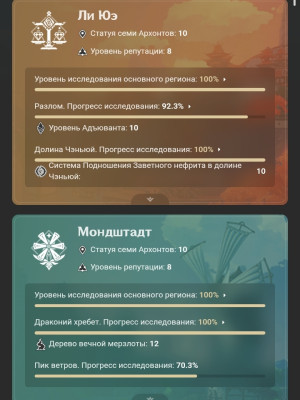 Аккаунт Геншин