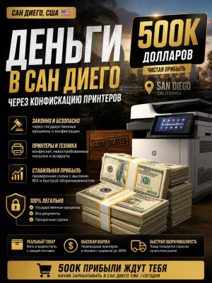 500к в игре SanDiego Border Roleplay через конфискацию принтеров