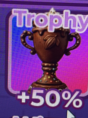 Дам редкий предмет trophy который дает 50%