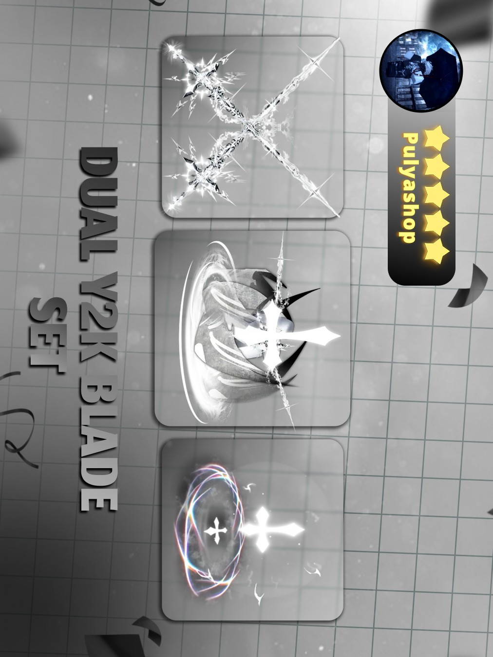 ✞DUAL Y2K BLADE SET✞