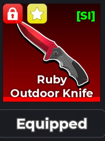 Ruby Outdoor Knife