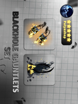 🖤💛BLACKHOLE GAUNTLETS SET💛🖤