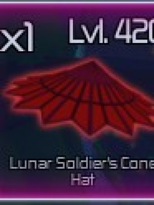 Lunar Soldier's Cone Hat