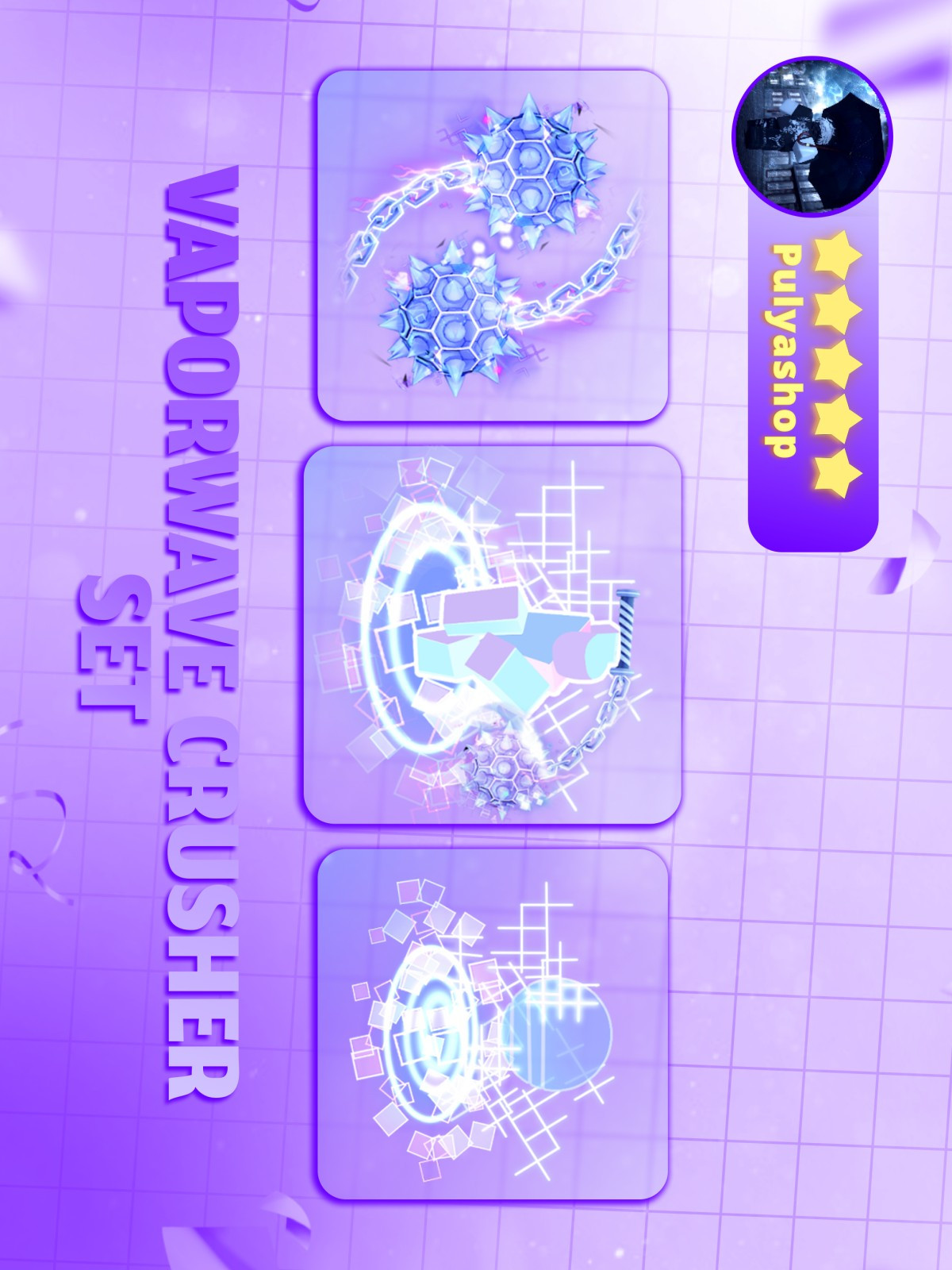 🪩VAPORWAVE CRUSHER SET🪩