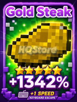 Gold Steak 1342% | Trade Face To Face | +1 Speed Keyboard Escape