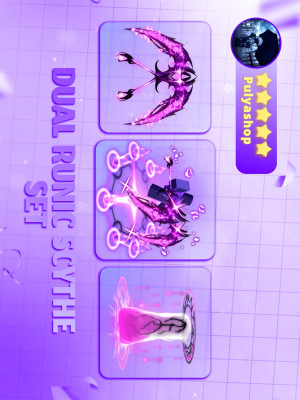 🔮DUAL RUNIC SCYTHE SET🔮