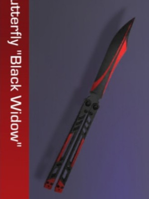 Бабочка Black Widow
