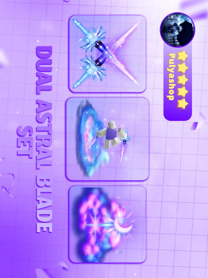 💜💙DUAL ASTRAL BLADE SET 💙💜