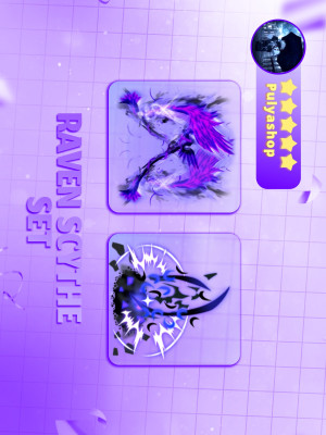 🌑RAVEN SCYTHE SET🌑