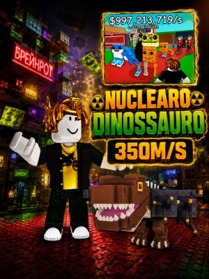 ⚡БЫСТРАЯ ВЫДАЧА⚡STEAL A BRAINROT NUCLEARO DINOSSAURO 350M/S!✅Успей купить!🤪