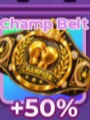 ЭКСКЛЮЗИВНЫЙ CHAMP BELT +50% СКОРОСТИ (ОЧЕНЬ ВЫГОДНО)