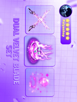 🔮💜DUAL VELVET BLADE SET💜🔮