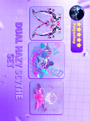 👾DUAL HAZY SCYTHE SET👾