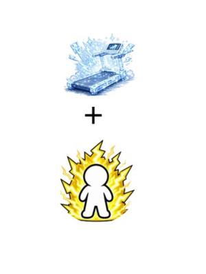 Diamond Treadmill + Electric Aura