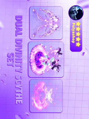 🦋💜DUAL DIVINIYU SCYTHE SET💜🦋