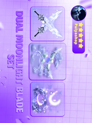 🌑DUAL MOONLIGHT BLADE SET🌑