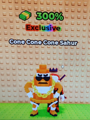 Cone Sahur 300% от лучшего брейнрота на базе