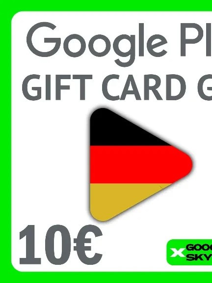10€ карта пополнения GOOGLE PLAY