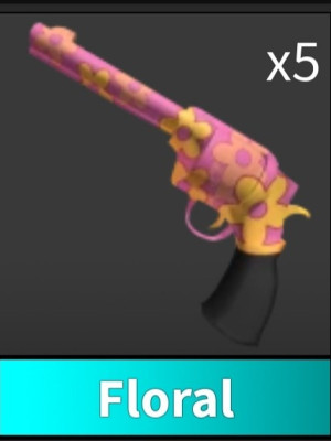 Graffiti,floral,nigh tech knife-gun
