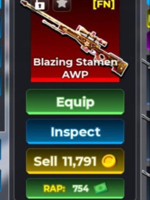 Blazing stamen AWP