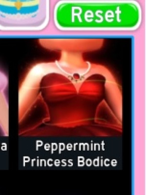 Peppermint Princess Bodice