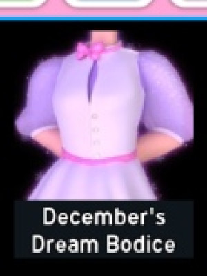 December dream bodice
