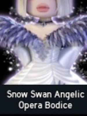 Snow swan Angelic opera bodice