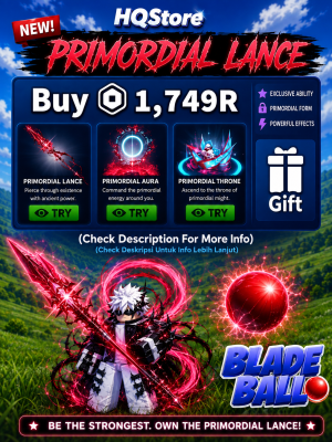 Primordial Lance (1749R) | Limited | Gifting | Blade Ball