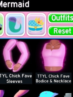TTYL Chick Gave Sleeves AND TTYL Chick Face Bodice & Necklace