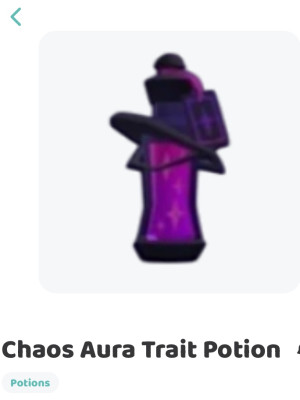 Chaos Aura Trait Potion