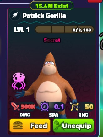 Patrick Gorilla с редким бафом