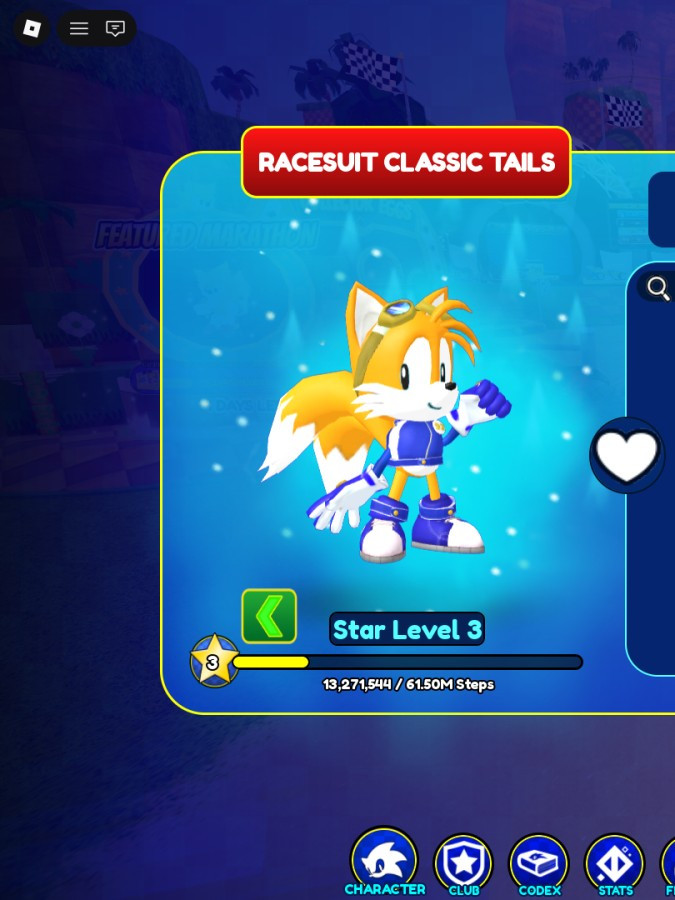 racesuit classic tails
