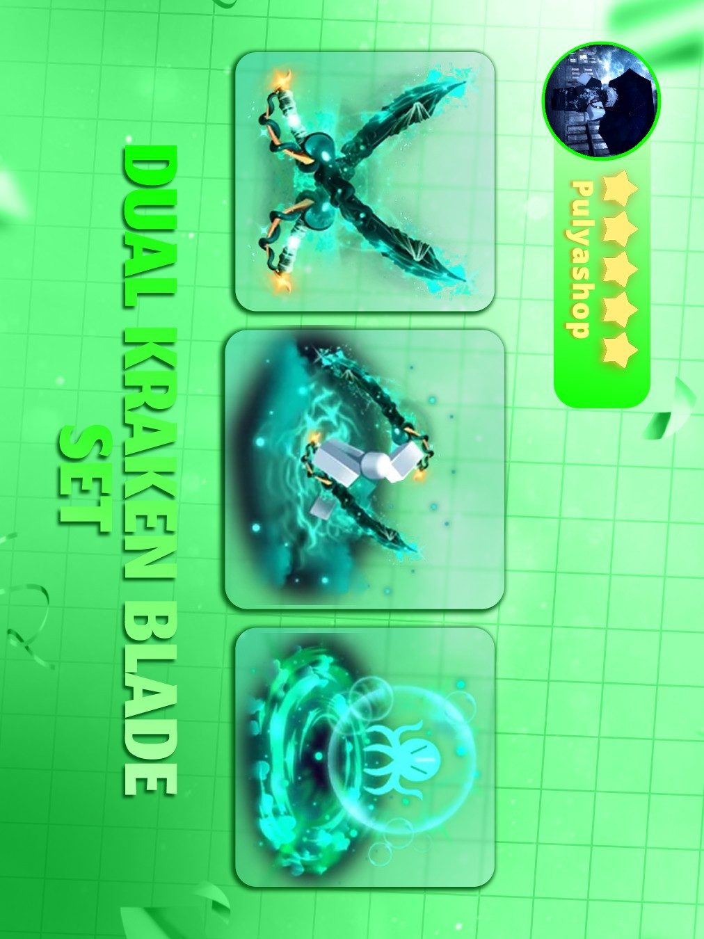 🐍DUAL KRAKEN BLADE SET🐍