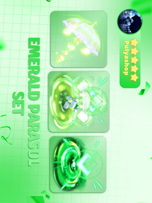 🟩♦ EMERALD PARASOL SET♦ 🟩
