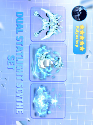 🧊DUAL STARLIGHT SCYTHE SET🧊