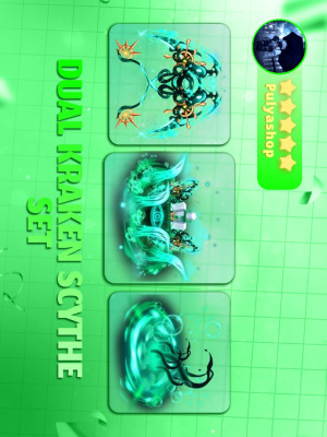 🐍DUAL KRAKEN SCYTHE SET🐍